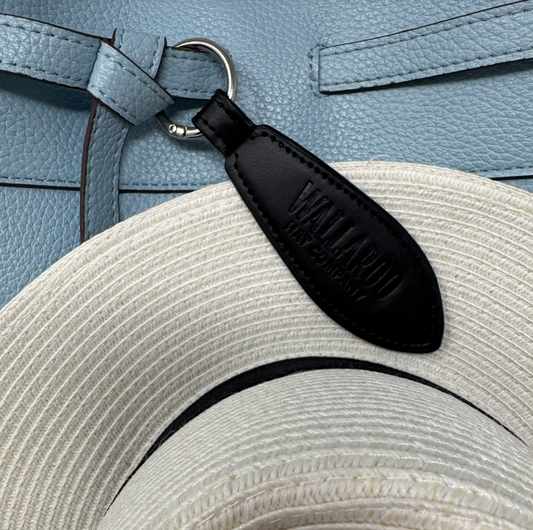 Wallaroo Vegan Leather Hat Clip Black