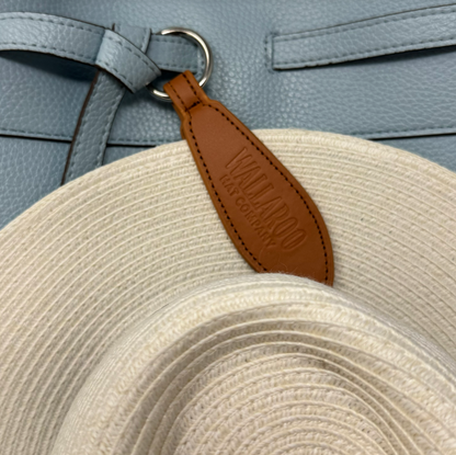 Wallaroo Vegan Leather Hat Clip Brown