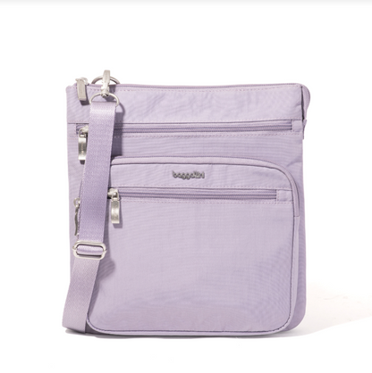 Baggallini Out And About RFID Crossbody Lilac