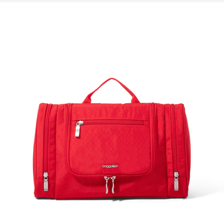 Baggallini Hanging Toiletry Kit Scarlet Red