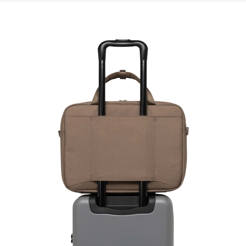 Herschel Gibson Messenger Tech Bag (18L) with removable shoulder strap and trolley sleeve