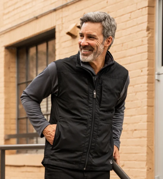SCOTTeVEST Men's Best Travel Vest with RFID Blocking Pocket Black Carbon