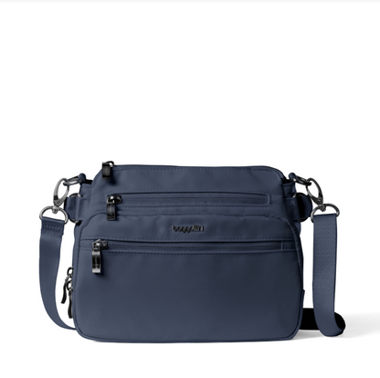 Baggallini Marais RFID Crossbody French Navy Twill