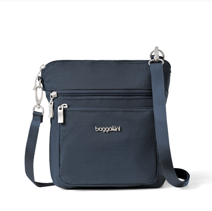 Baggallini Modern Pocket RFID Crossbody French Navy