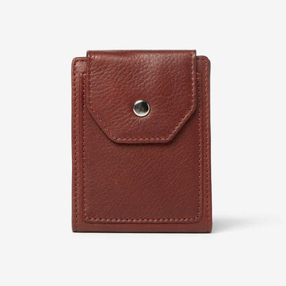 Osgoode Marley Leather RFID Snap Card Case Wallet- 1279 Brandy