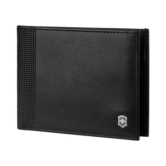 Victorinox Altius Alox Slim RFID Bifold Wallet Black