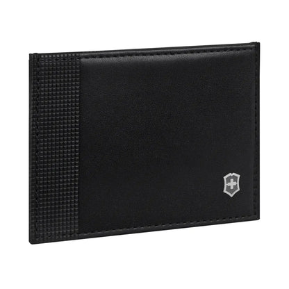 Victorinox Altius Alox Slim Leather RFID Card Case Wallet