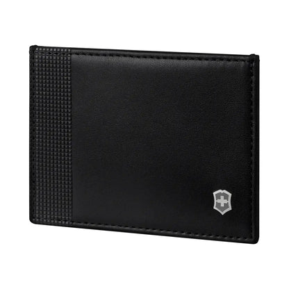 Victorinox Altius Alox Slim Leather RFID Card Case Wallet