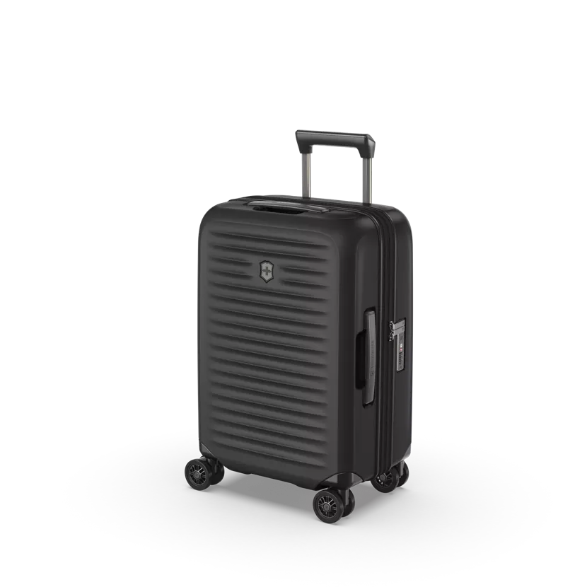 Victorinox Airox ADVANCED Frequent Flyer Hardside Carry-On Spinner (Free Personalization) Black