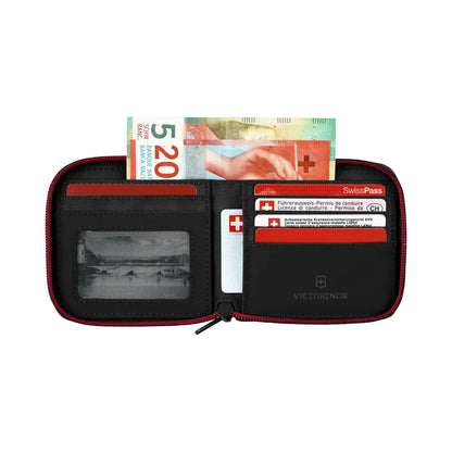 Victorinox Travel Essentials Zip Around RFID Bifold Wallet