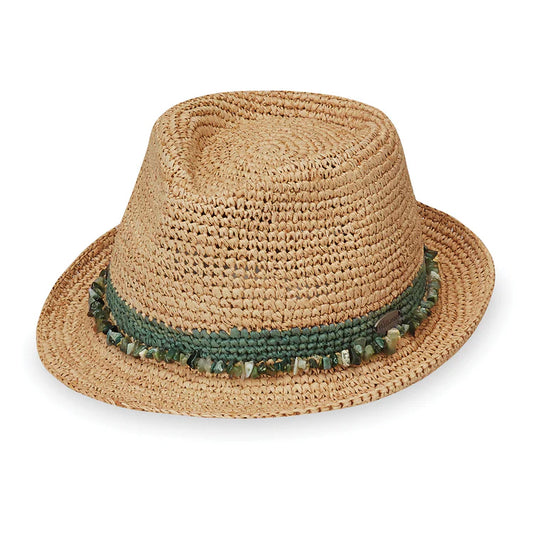 Wallaroo Packable Hat- Tahiti Sage Medium