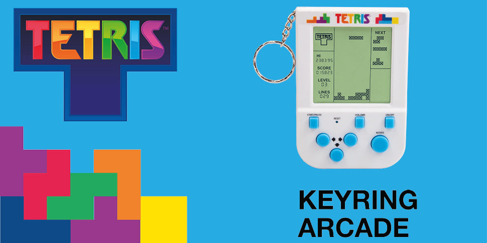 Tetris Key Ring Arcade Game