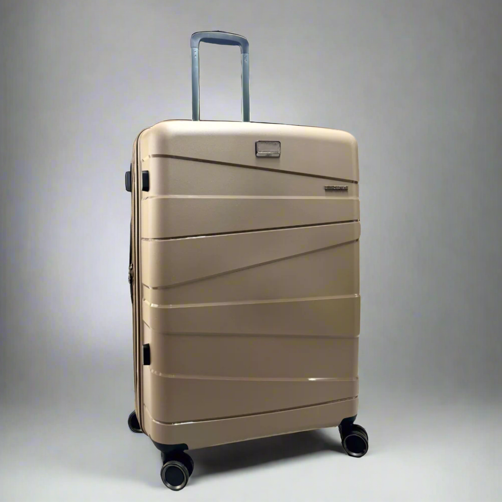 Lieber's Luggage® Legacy Expandable 28" Hardside Spinner (Free Monogram, USA Assembled) Stealth Mocha