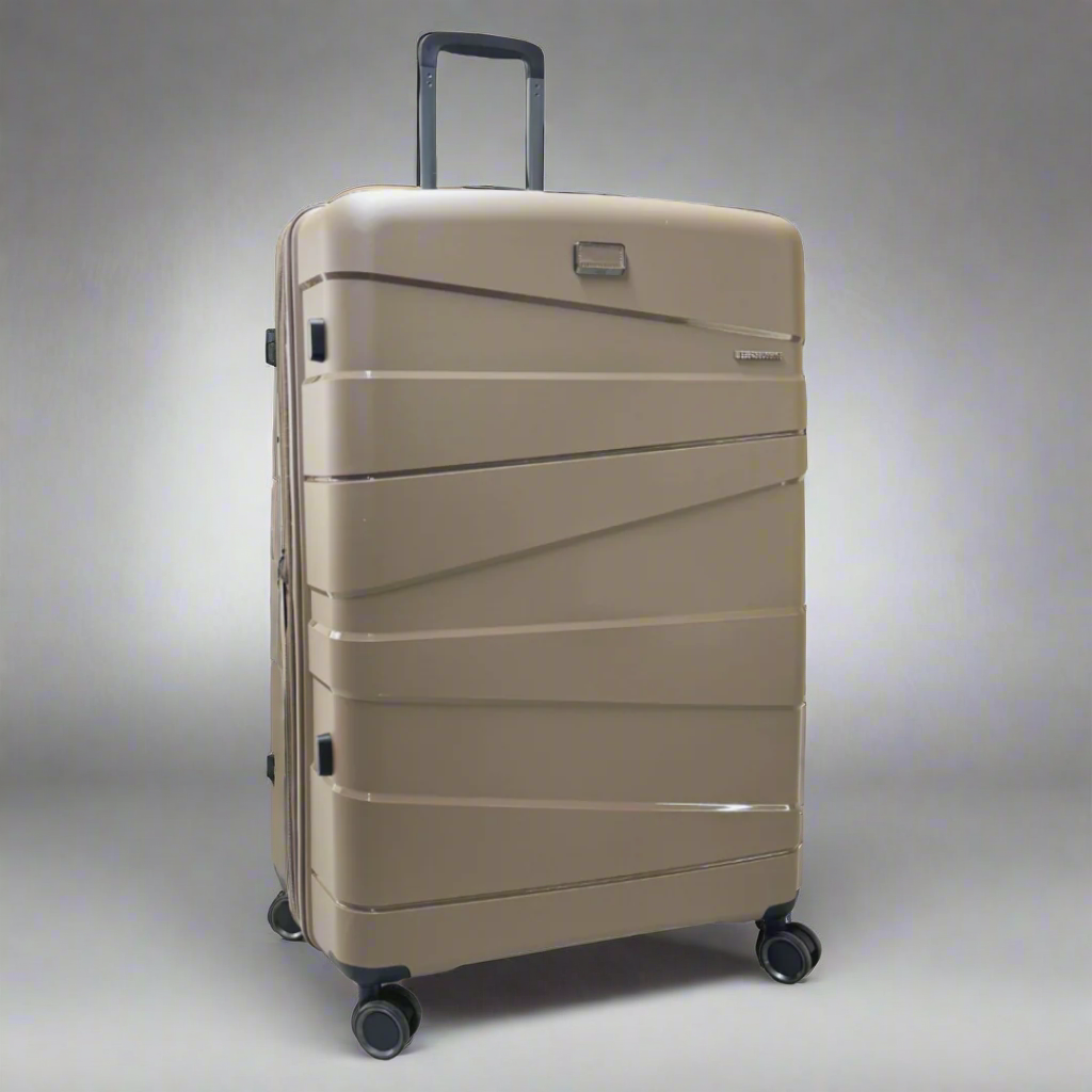 Lieber's Luggage® Legacy Expandable 31" Hardside Spinner (Free Monogram, USA Assembled) Stealth Mocha