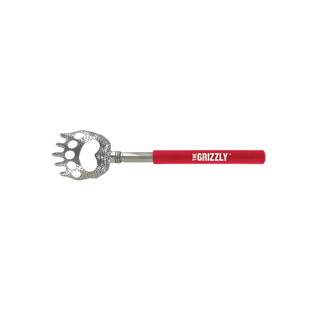 The Grizzly! Extendable Back Scratcher Red
