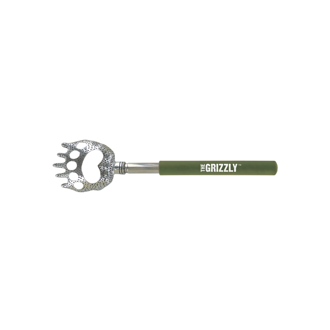 The Grizzly! Extendable Back Scratcher Green