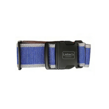 Lieber's Luggage Luggage Strap Blue Gray