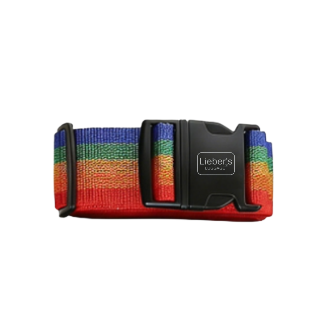 Lieber's Luggage Luggage Strap Rainbow