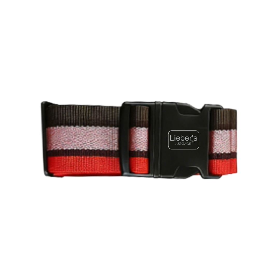 Lieber's Luggage Luggage Strap Black Red