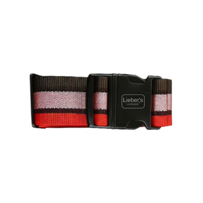 Lieber's Luggage Luggage Strap Black Red