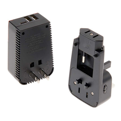 Worldwide Converter & Adapter Set with 3 USB Chargers