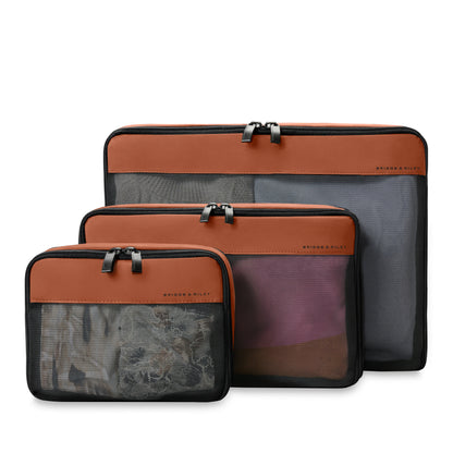 Briggs & Riley Expandable Packing Cube Set for Check-In Luggage- X112 Canyon