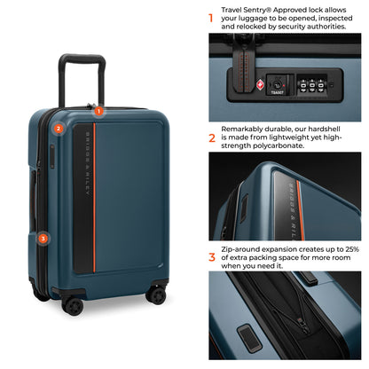 Briggs & Riley ZDX Essential 22“ Hardside Carry-On Expandable Spinner