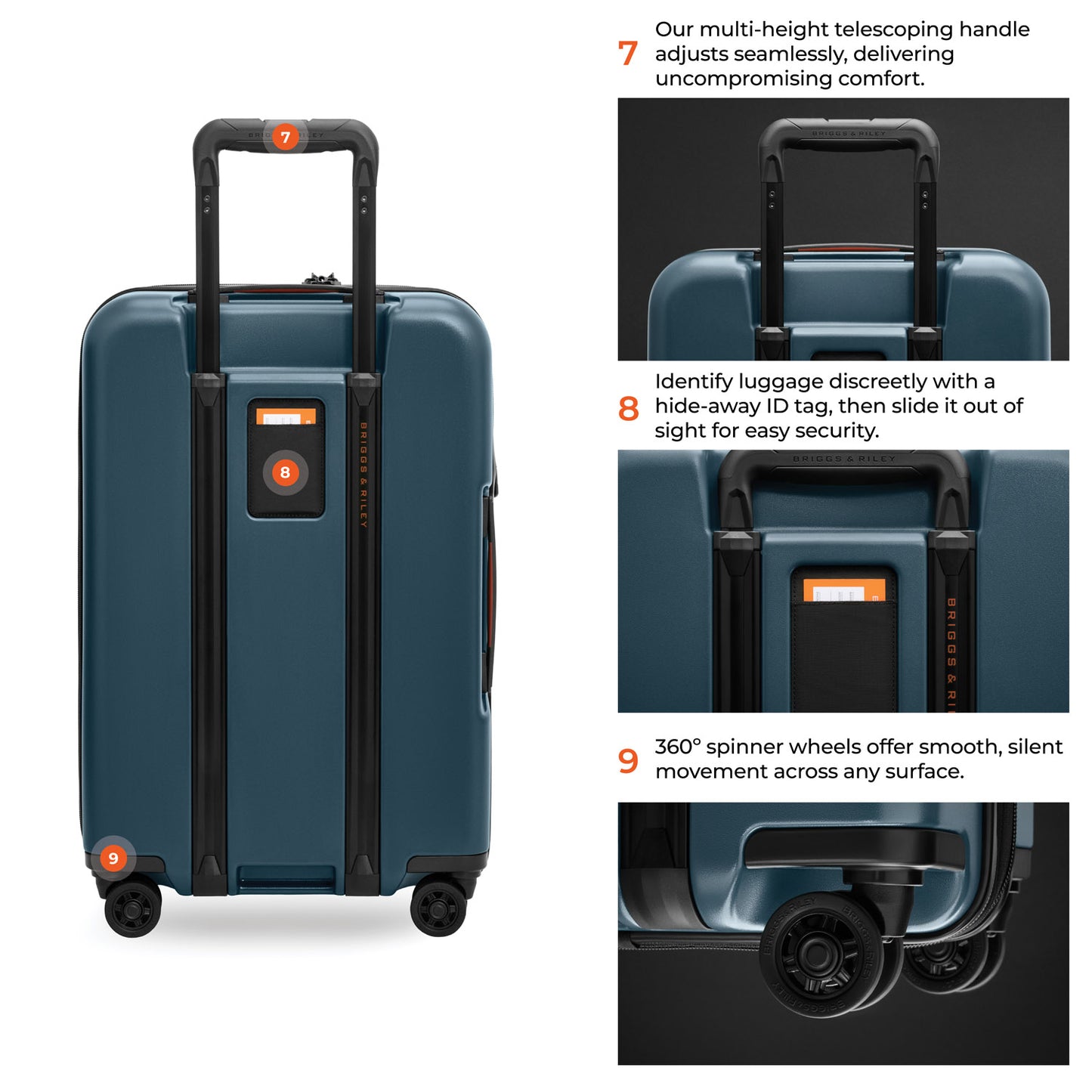 Briggs & Riley ZDX Essential 22“ Hardside Carry-On Expandable Spinner