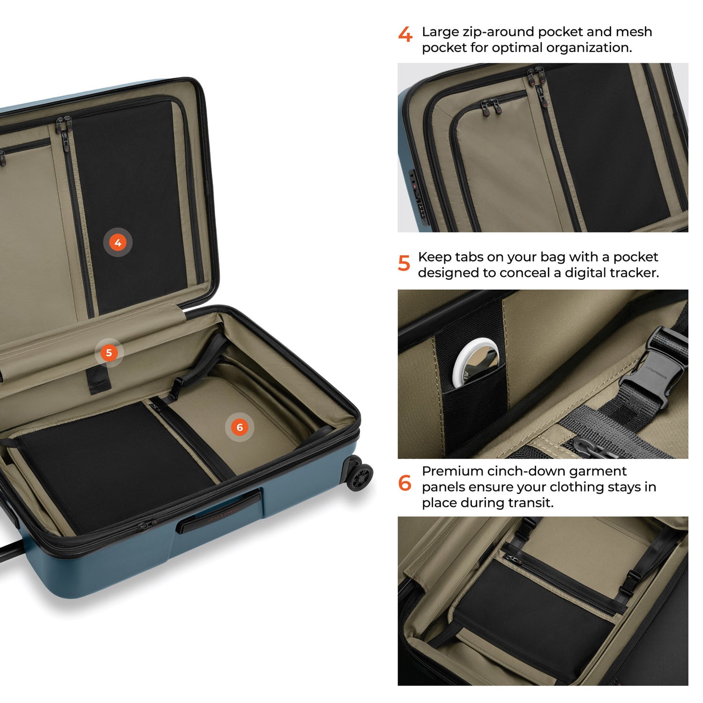 Briggs & Riley ZDX Medium 27” Hardside Expandable Spinner