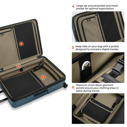 Briggs & Riley ZDX Large 30” Hardside Expandable Spinner