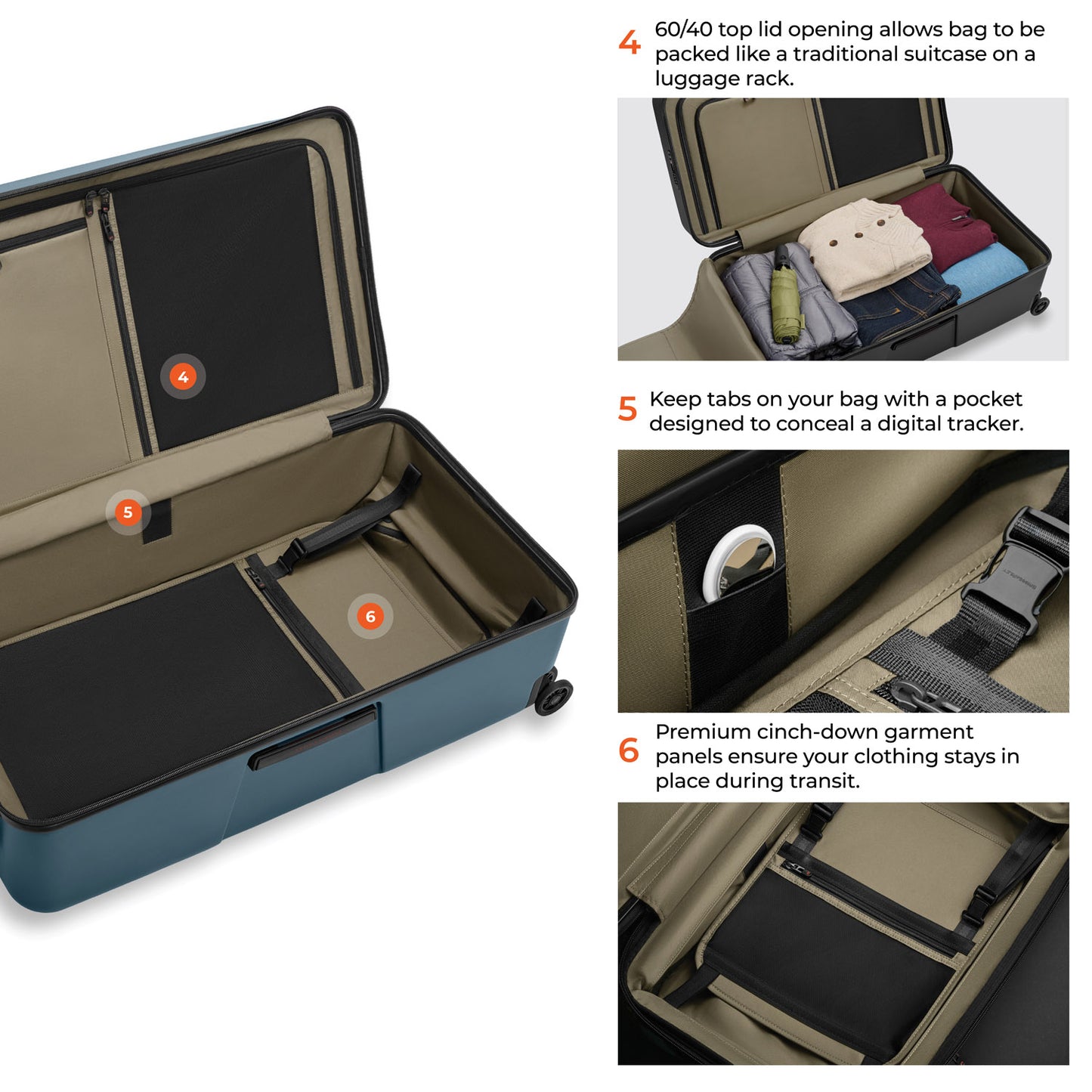 Briggs & Riley ZDX Extra Large 32“ Hardside Trunk Spinner