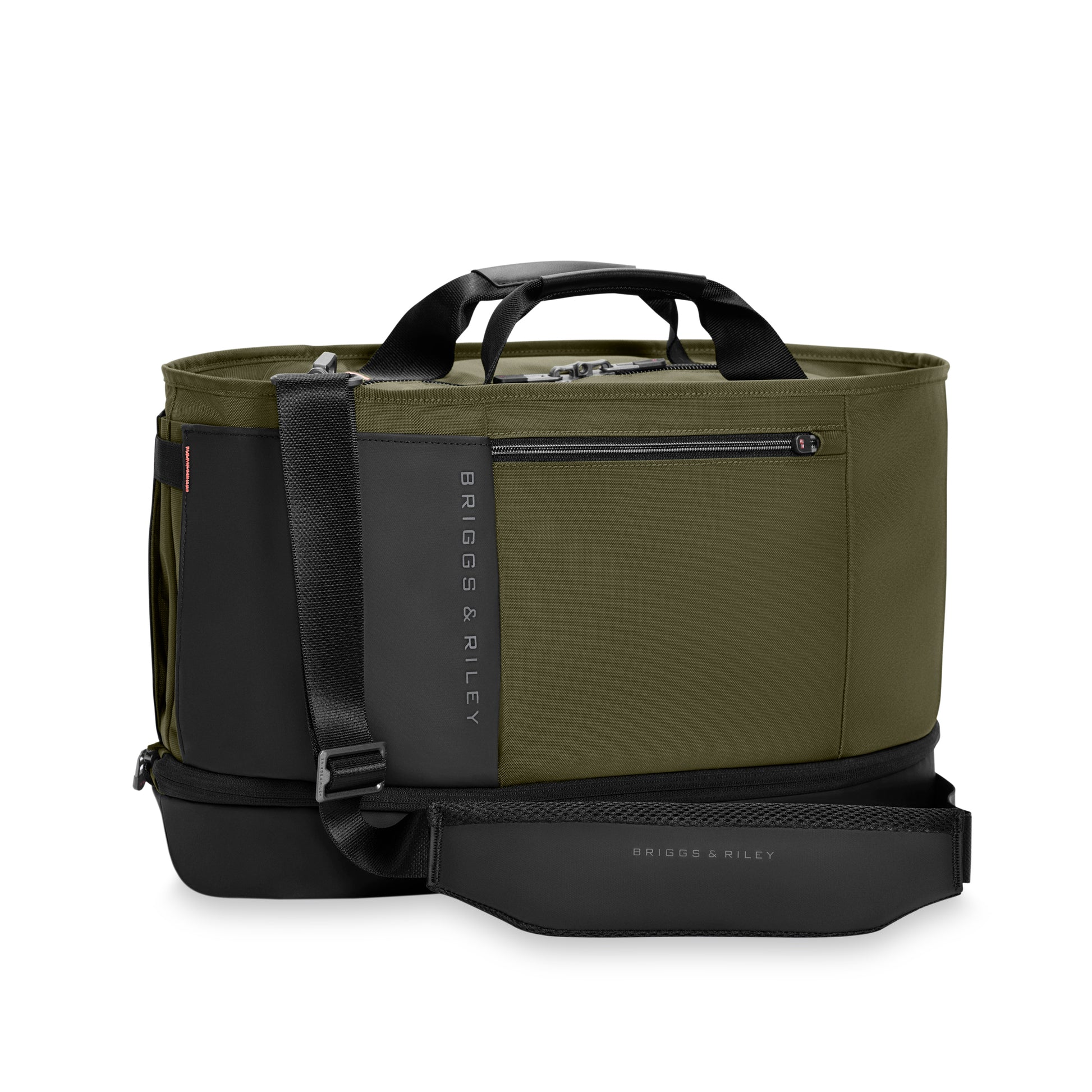 *NEW* Briggs & Riley ZDX Expandable Overnighter Bag with trolley sleeve passthrough
