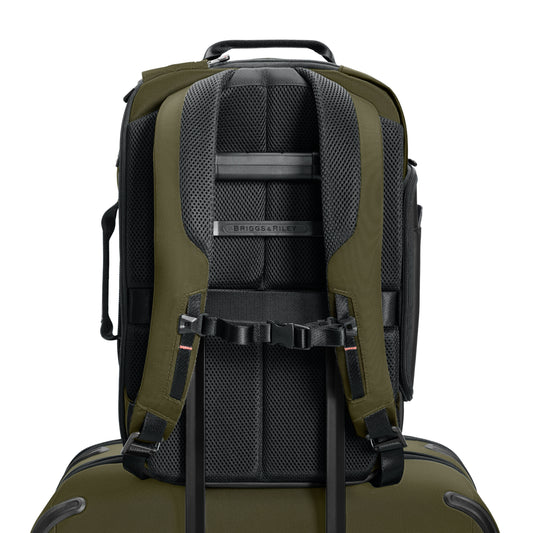 *NEW* Briggs & Riley ZDX Medium Convertible Laptop Backpack Duffel with trolley sleeve passthrough