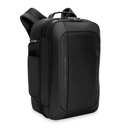 *NEW* Briggs & Riley ZDX Medium Convertible Laptop Backpack/Duffel with RFID & trolley sleeve passthrough (Free Monogram) Black