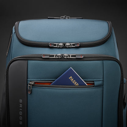 Briggs & Riley ZDX U-Zip Travel Backpack with laptop compartment and trolley passthrough