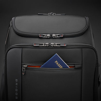Briggs & Riley ZDX U-Zip Travel Backpack with laptop compartment and trolley passthrough