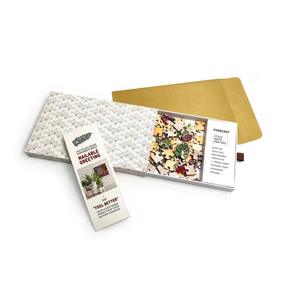 Trove Mailable Greeting Card Wooden Puzzle