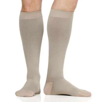 VIM & VIGR 15-20 Mmhg Moisture-Wick Nylon Compression Socks Solid