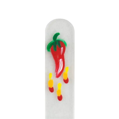Czech Crystal Nail File - Size Large- Hand Painted Collection