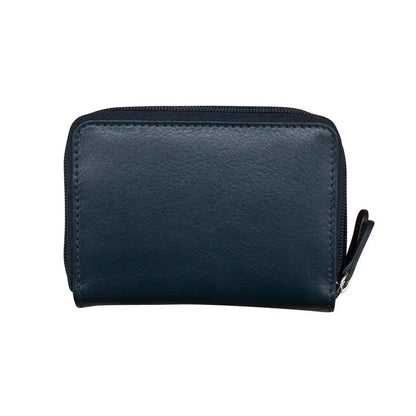 Cartera de cuero con estuche tipo acordeón RFID New York de ili