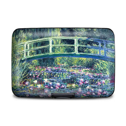 Monarque RFID Armored Wallet Monet - Water Lily Pond & Japanese Bridge