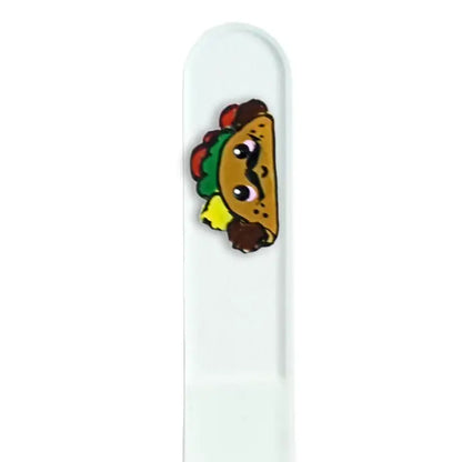 Czech Glass Nail File - Small- Hand Painted
