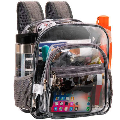 SHYLERO Stadium Backpack- 11.8 x 11 x 6 inches Gray