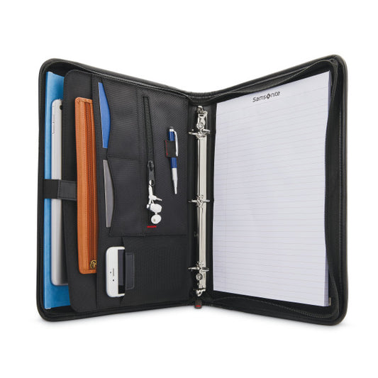 Samsonite XENON 3 Ring (1 inch) Portfolio Black