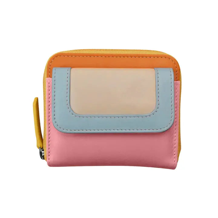 ili New York Leather RFID Small Pocket Wallet - 6239