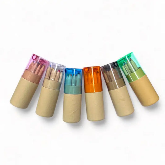 Mini Travel Colored Pencils with Built in Sharpener- $5.00