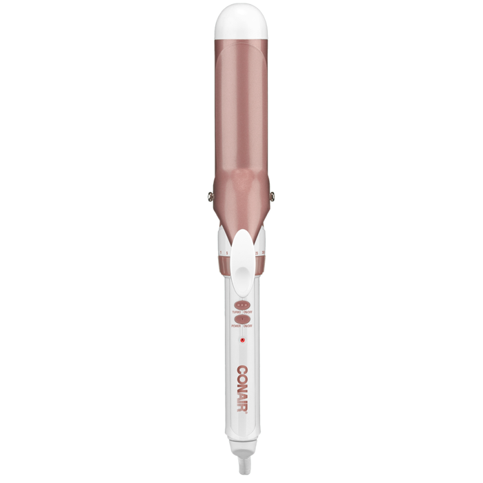 Conair® Double Ceramic 1½-inch Dual Voltage Curling Iron White Rose Gold