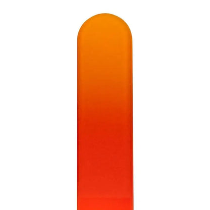 Czech Glass Nail File - Medium- Classy Colors Gold Orange