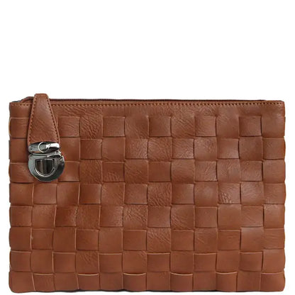 K. Carroll RFID Vegan Nancy Crossbody Clutch- $32 Camel