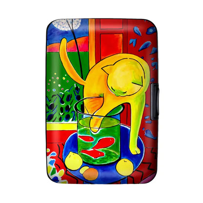 Monarque RFID Armored Wallet Matisse Cat